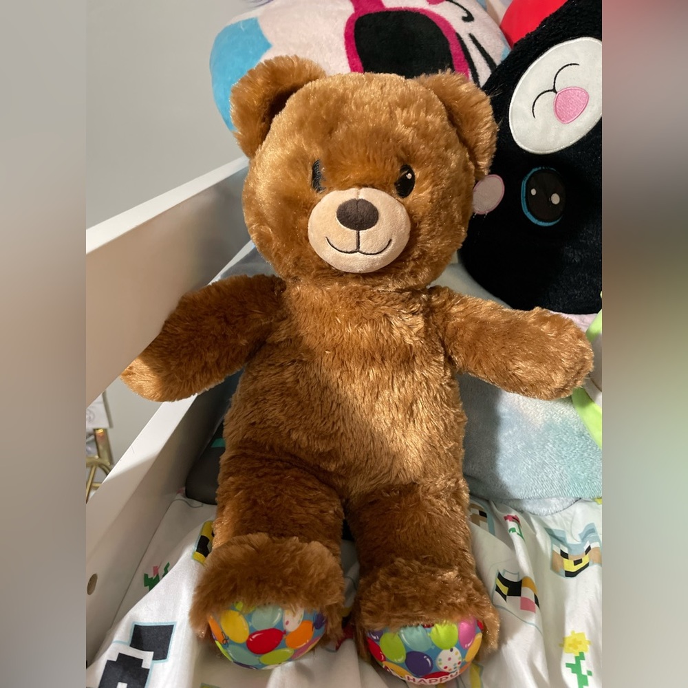 Like New Birthday Build-A-Bear With Bubblegum Scent